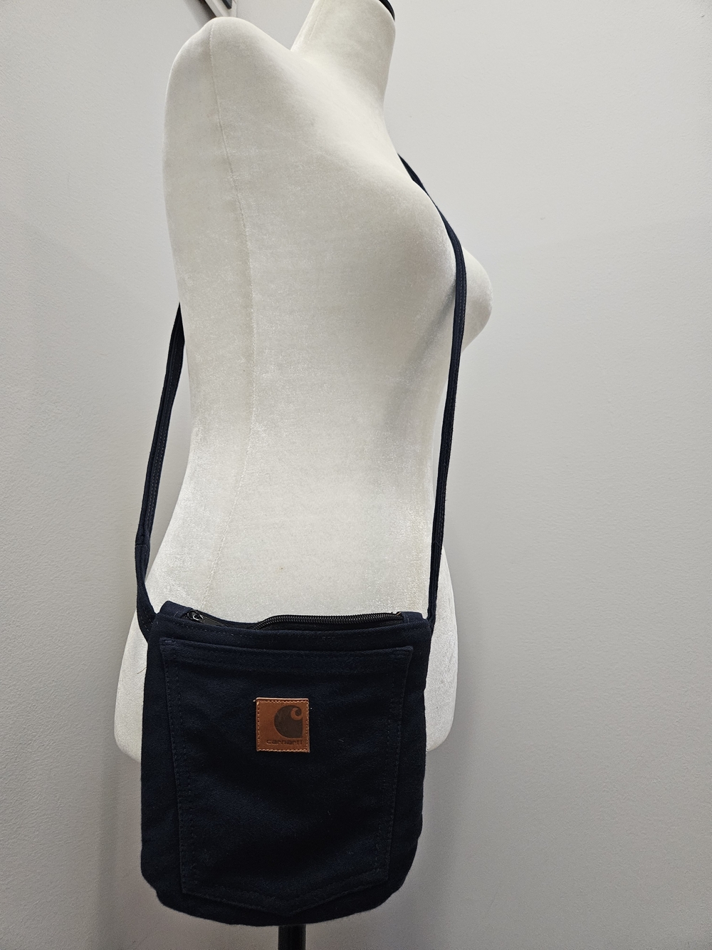 Carhartt Custom Repurpose Crossbody Bag - Jean Shoulder Pouch